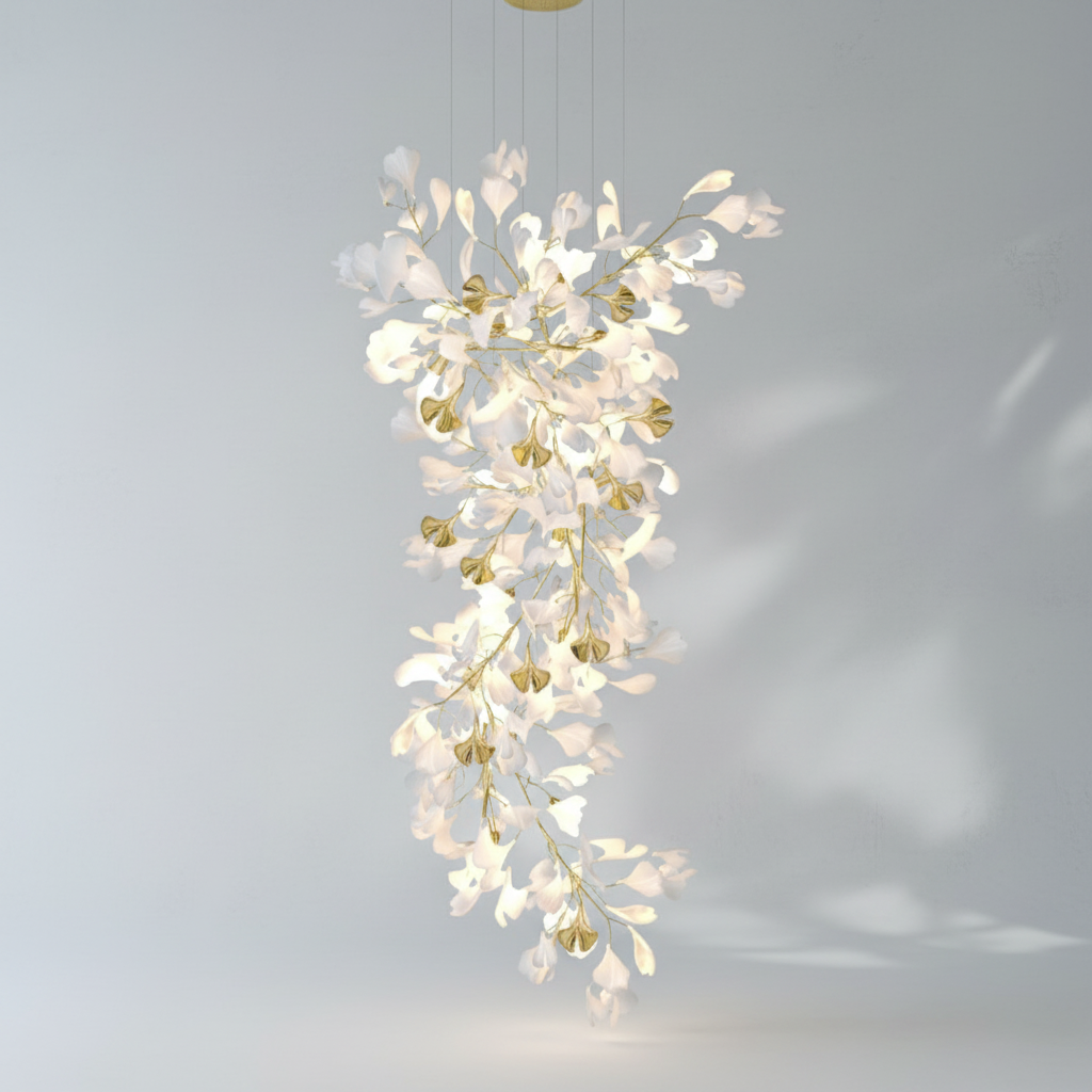 Luster Gaze Ginkgo Canopy Branch Chandelier - Background Shot
