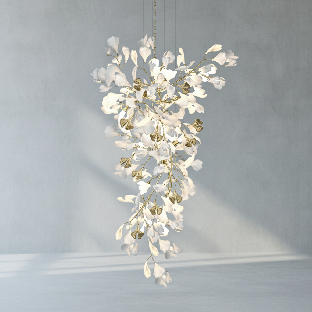 Luster Gaze Ginkgo Canopy Branch Chandelier - Background Shot
