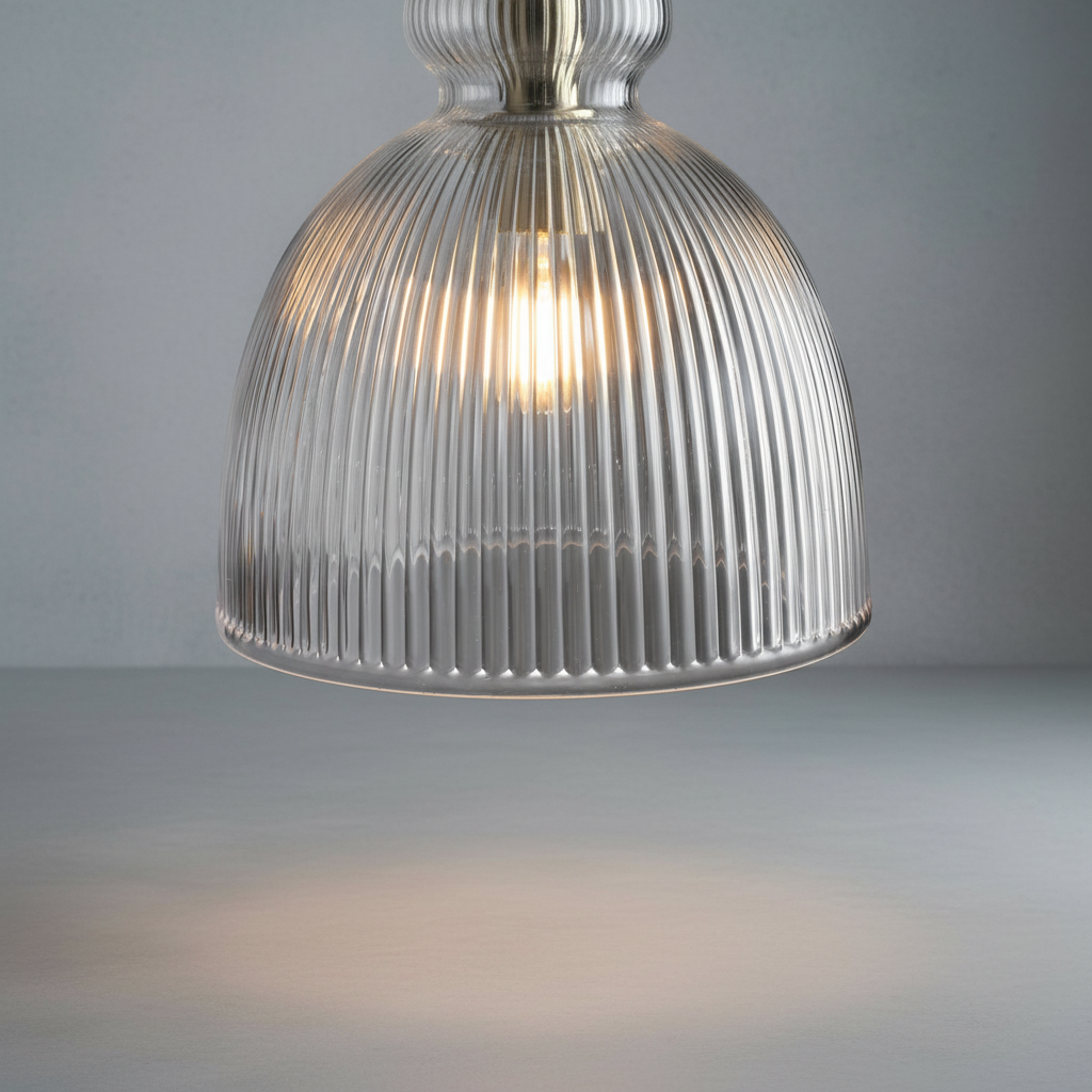 Luster Gaze Radiant Prism 1-Light Glass Pendant - Background Shot