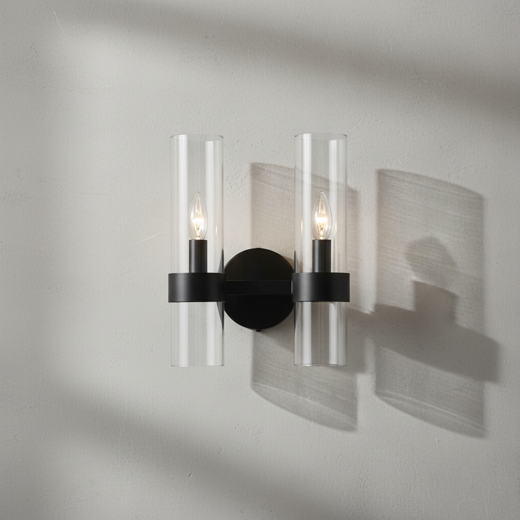 Luster Gaze Veridian Double Wall Sconce 13''H - Background Shot