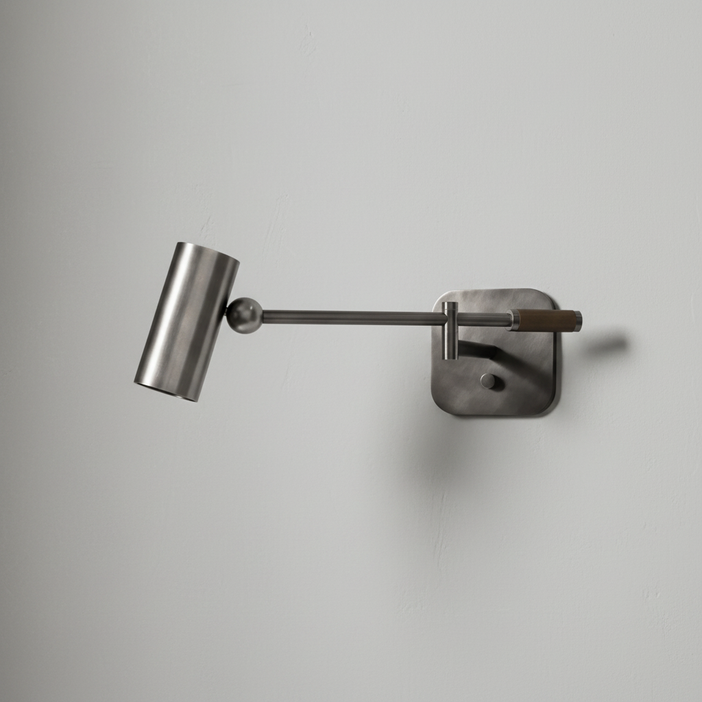 Luster Gaze PATUS CYLINDER READING SCONCE H6.5" x W6.5” x D21" - Studio Shot
