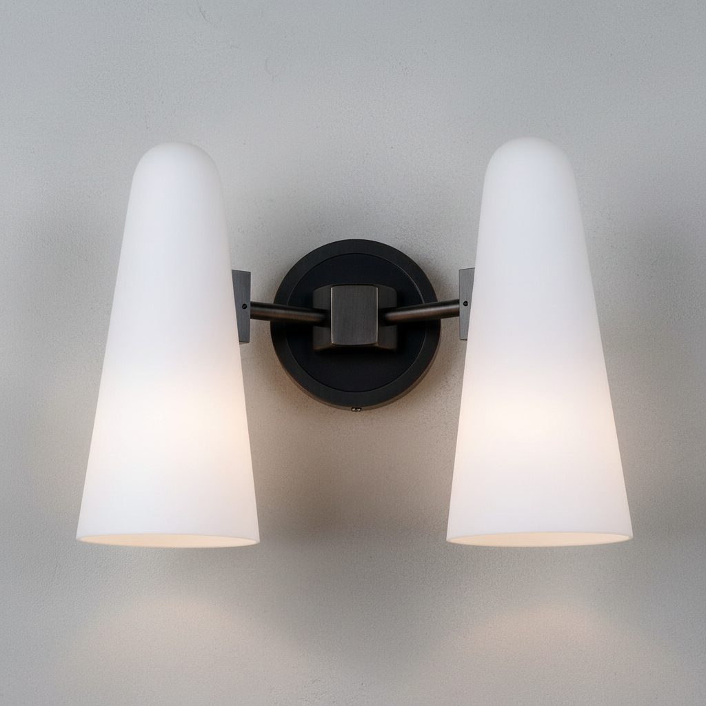 Luster Gaze Aura Double Sconce - Background Shot