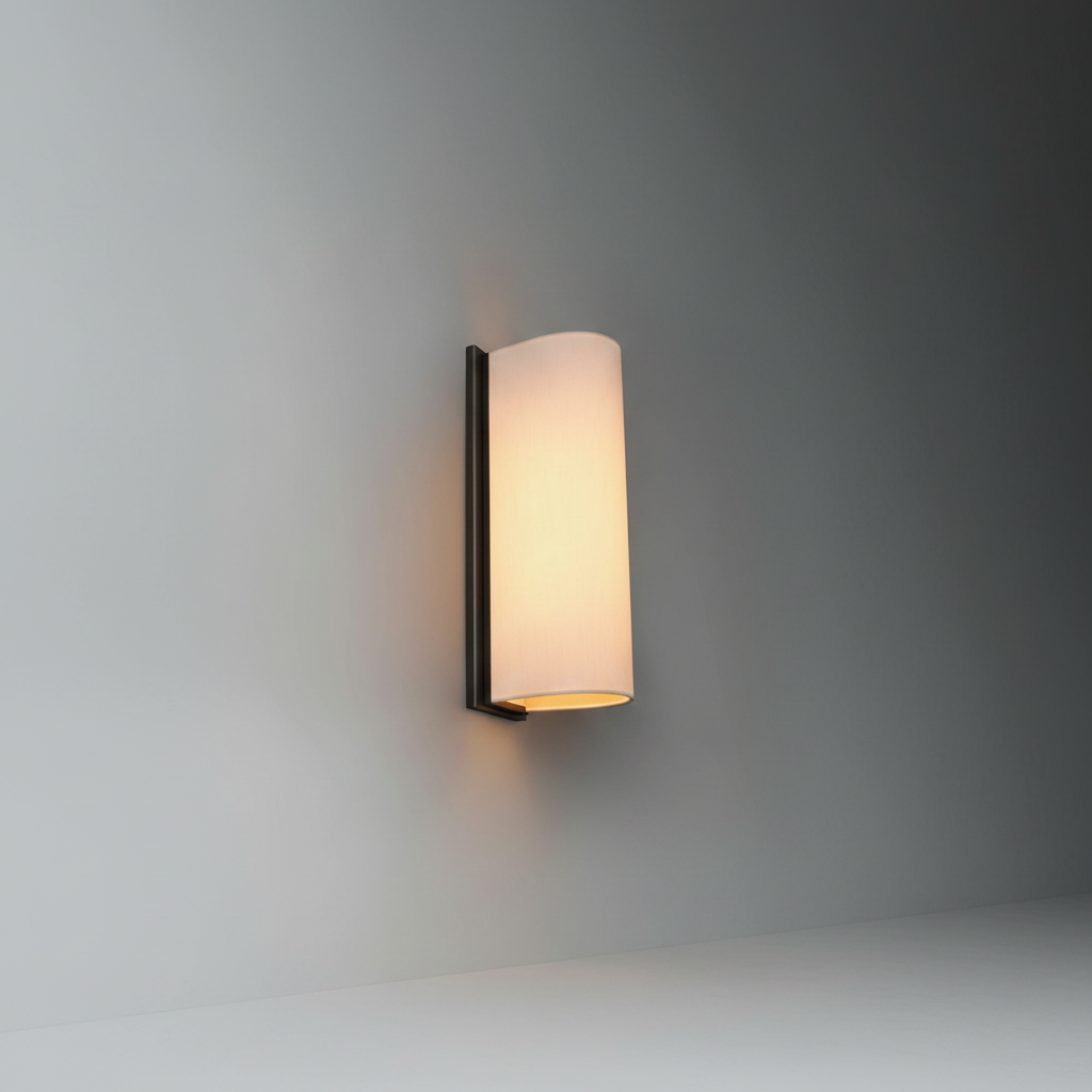 Luster Gaze Aura Brass 1-Light Wall Sconce - Background Shot