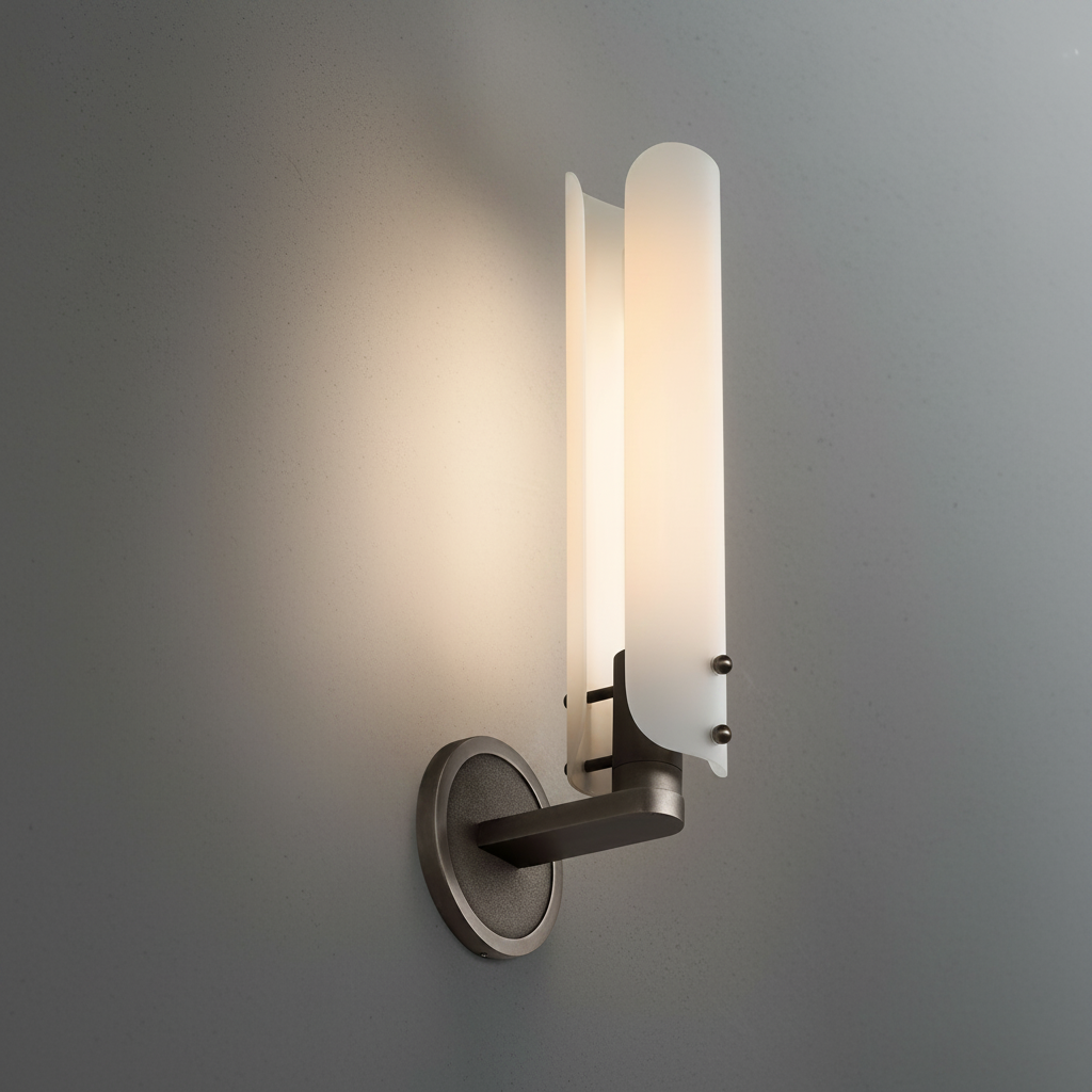 Luster Gaze Veridian Arc 1-Light Wall Sconce - Background Shot