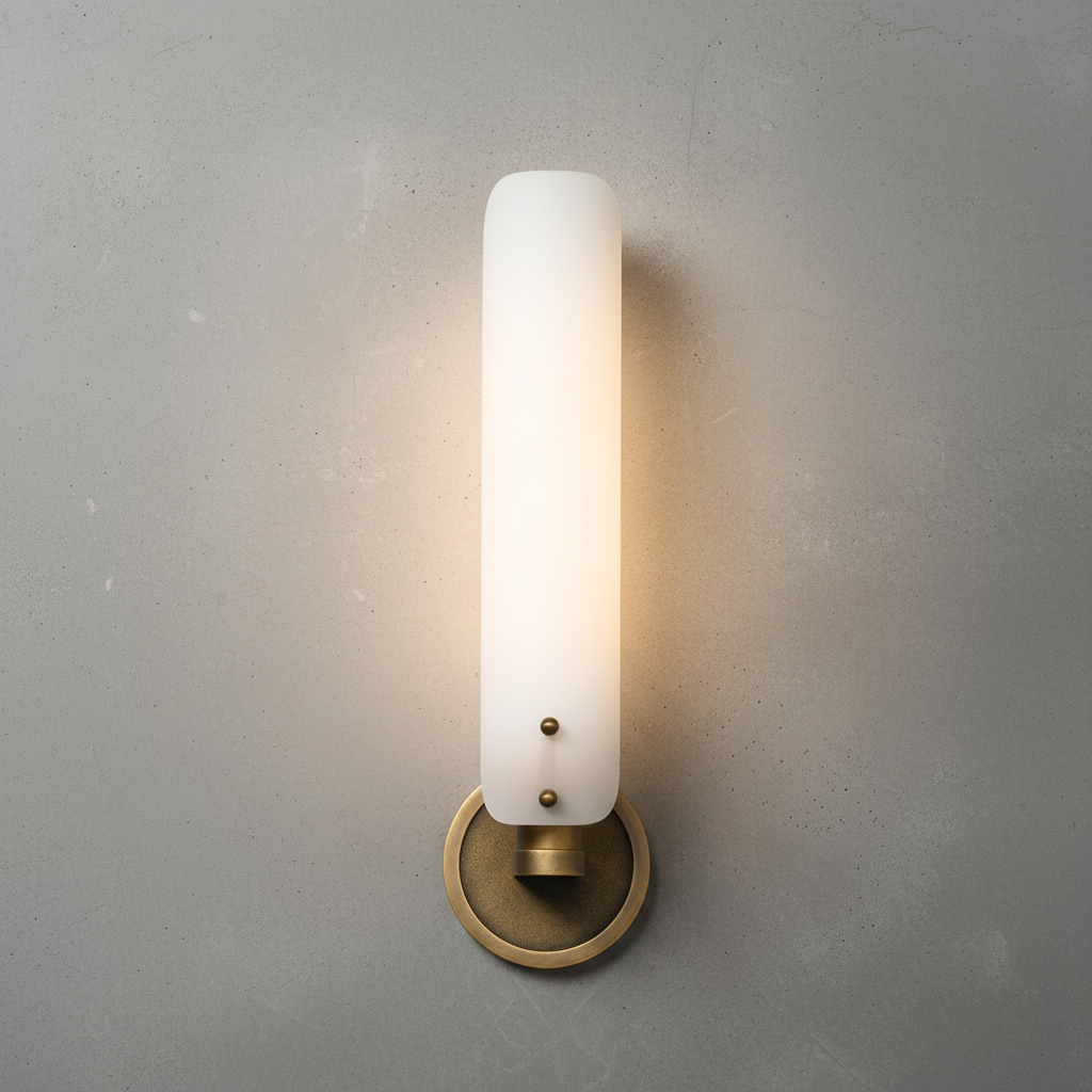 Luster Gaze Veridian Arc 1-Light Wall Sconce - Background Shot