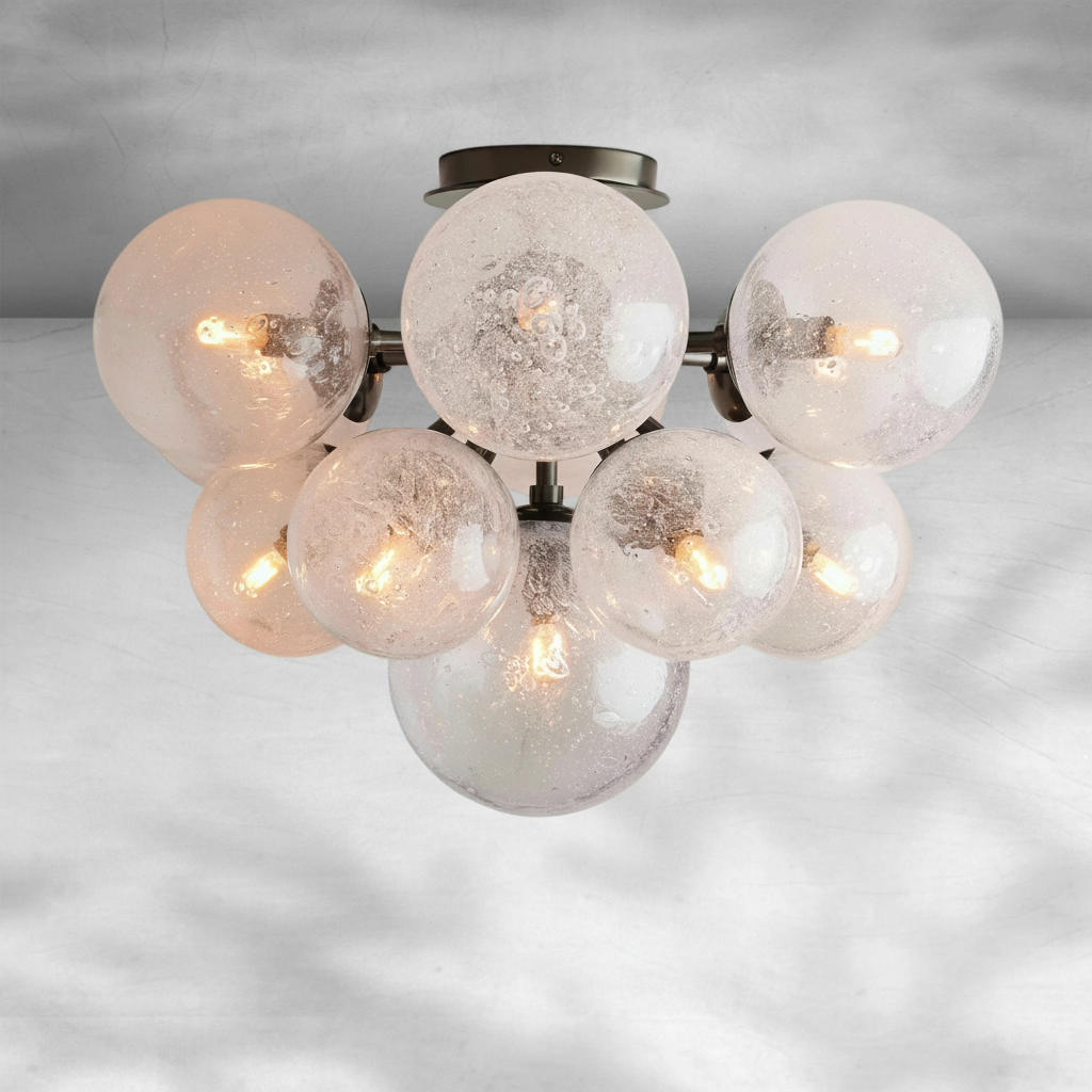 Luster Gaze Artisan Radiance Flushmount - Background Shot