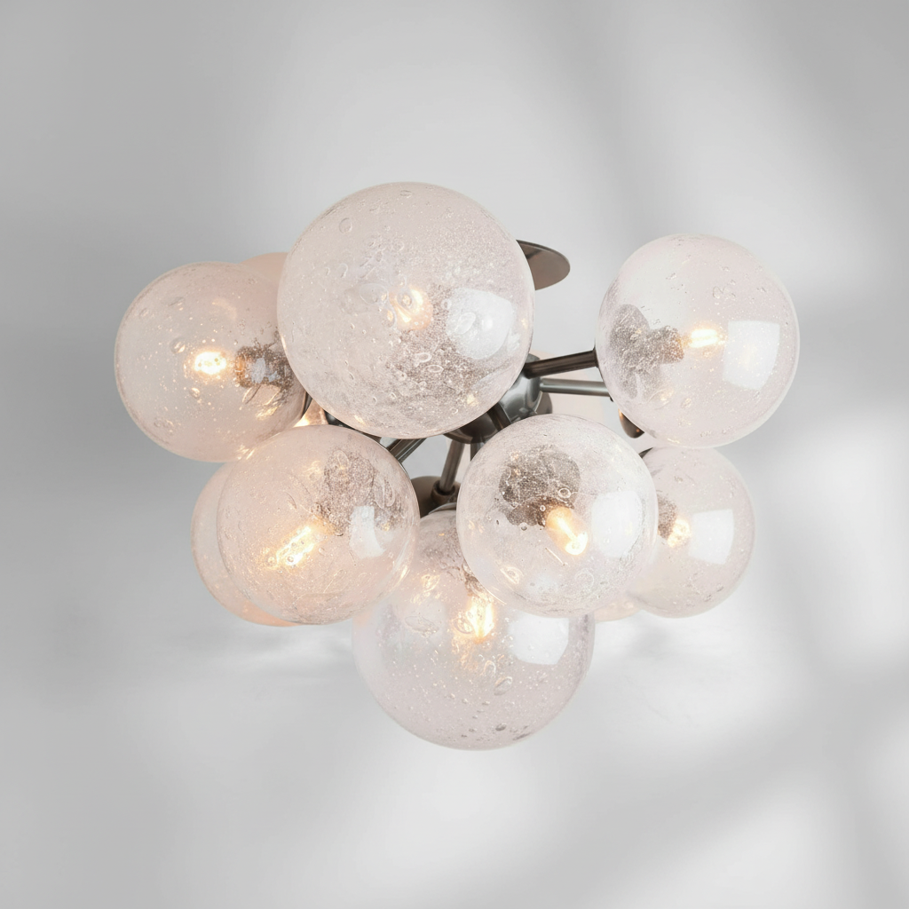 Luster Gaze Artisan Radiance Flushmount - Background Shot