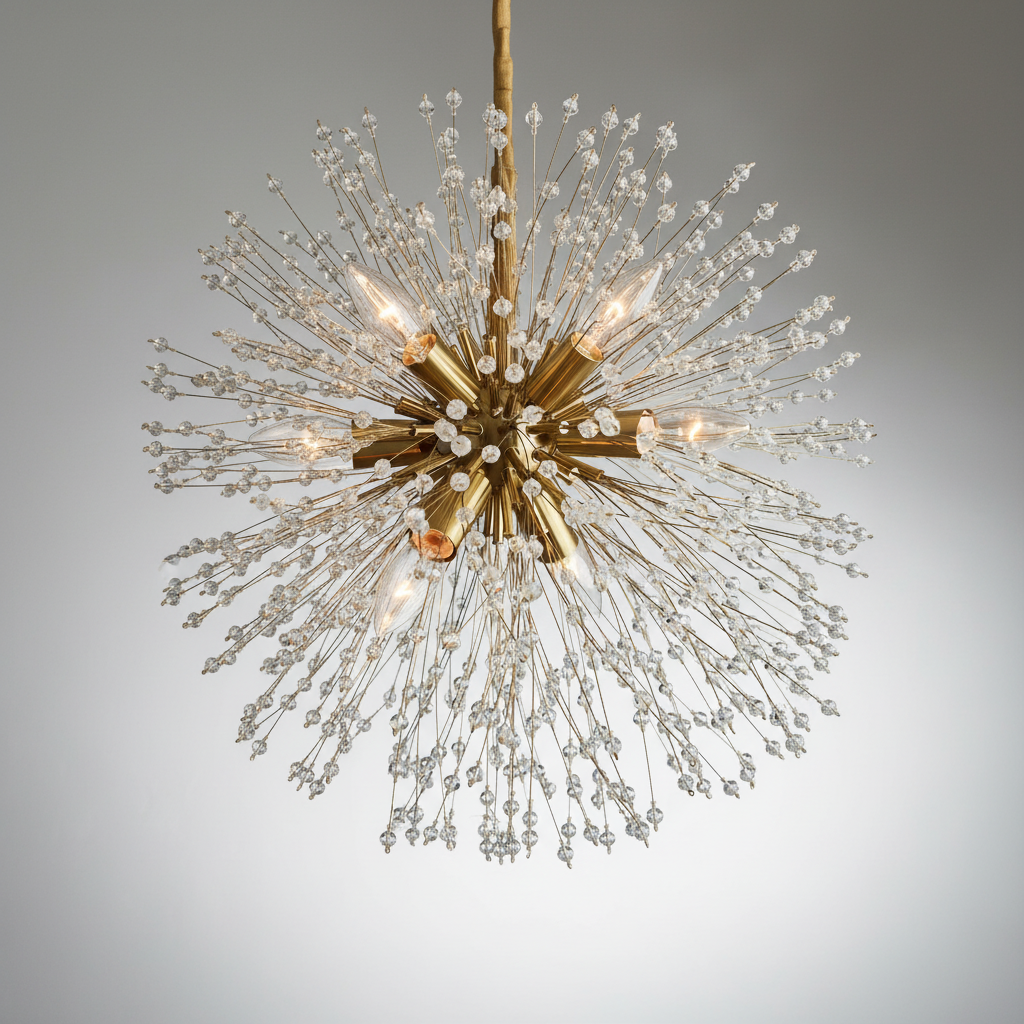 Luster Gaze Dandelion Flushmount - Studio Shot