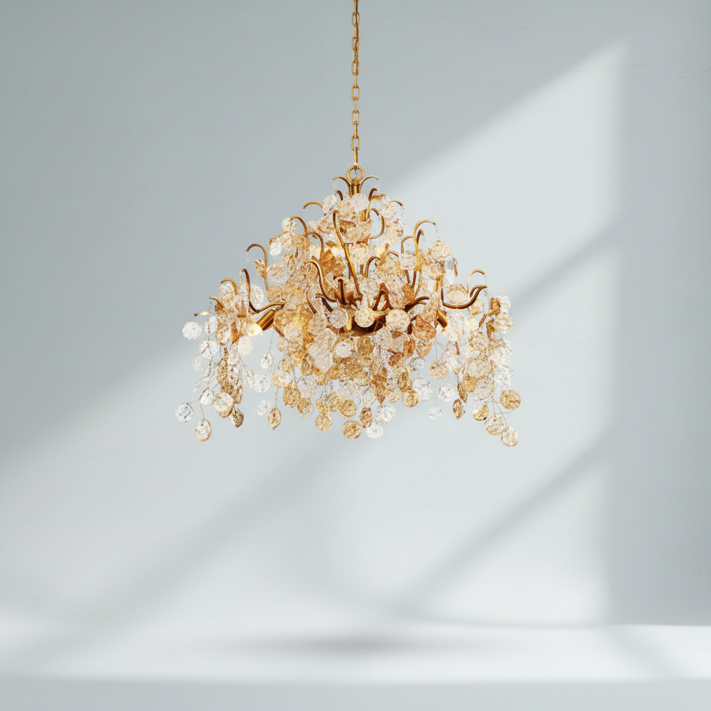 Luster Gaze Gilded Branch Artistic 11-Light Chandelier - Studio Shot