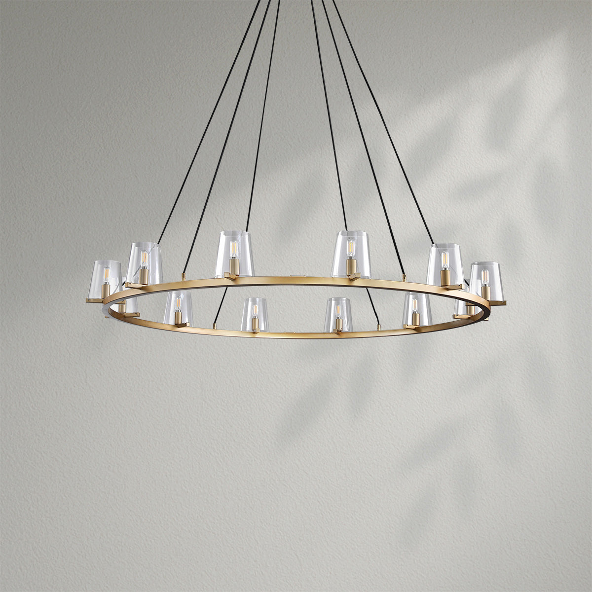Pauillec Glass Round Chandelier