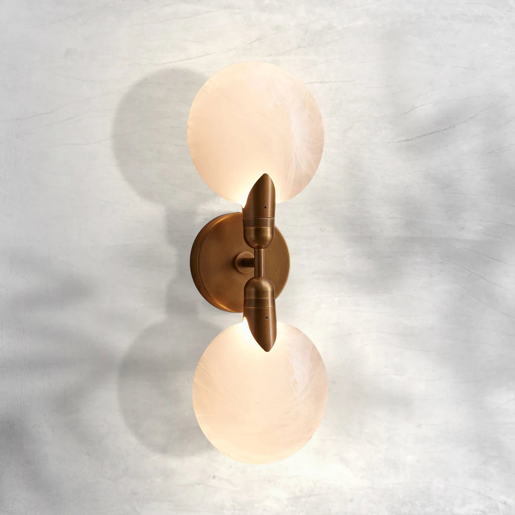 Luster Gaze Petal Bloom Double Sconce - Background Shot