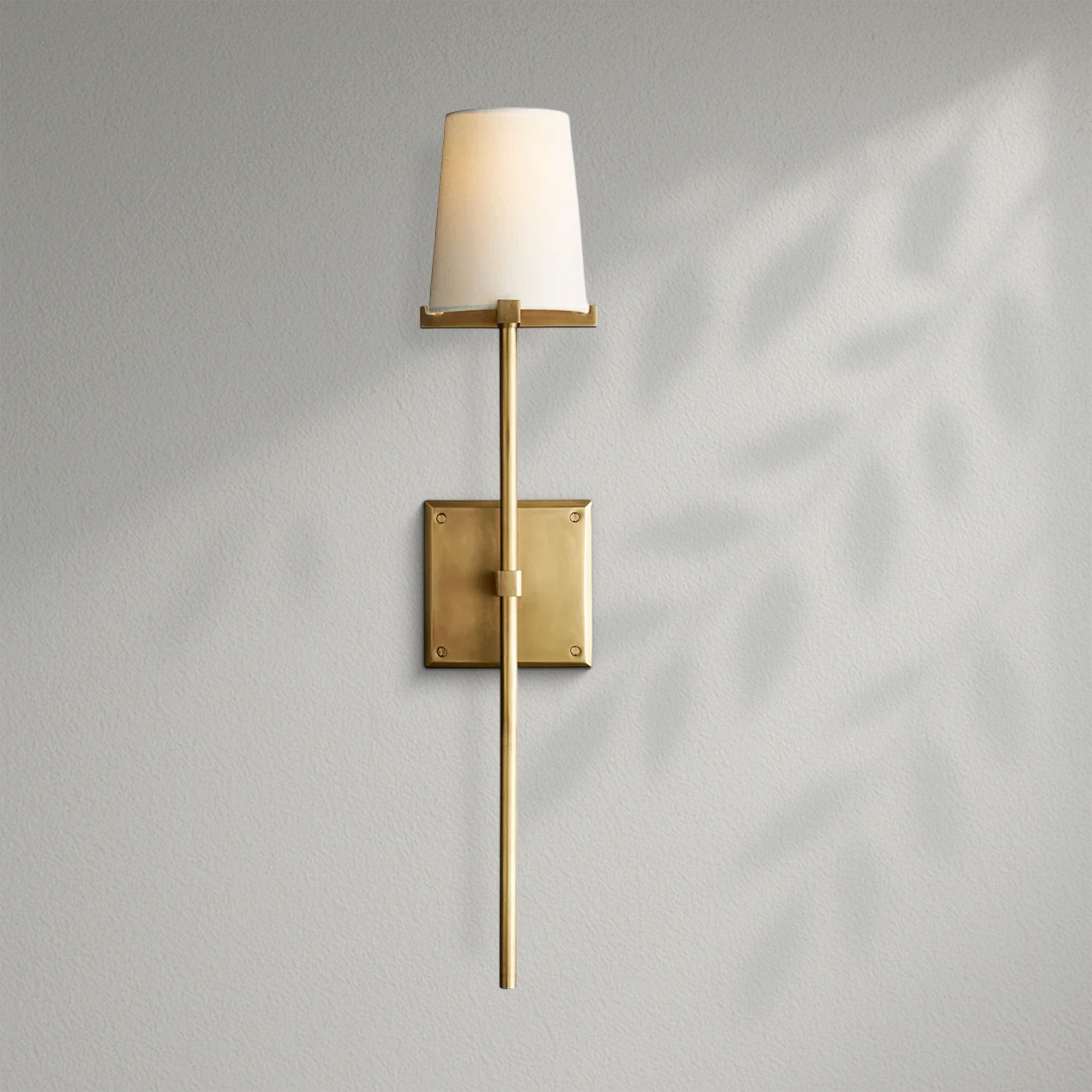 Pauillec Fabric Shade Torch Sconce