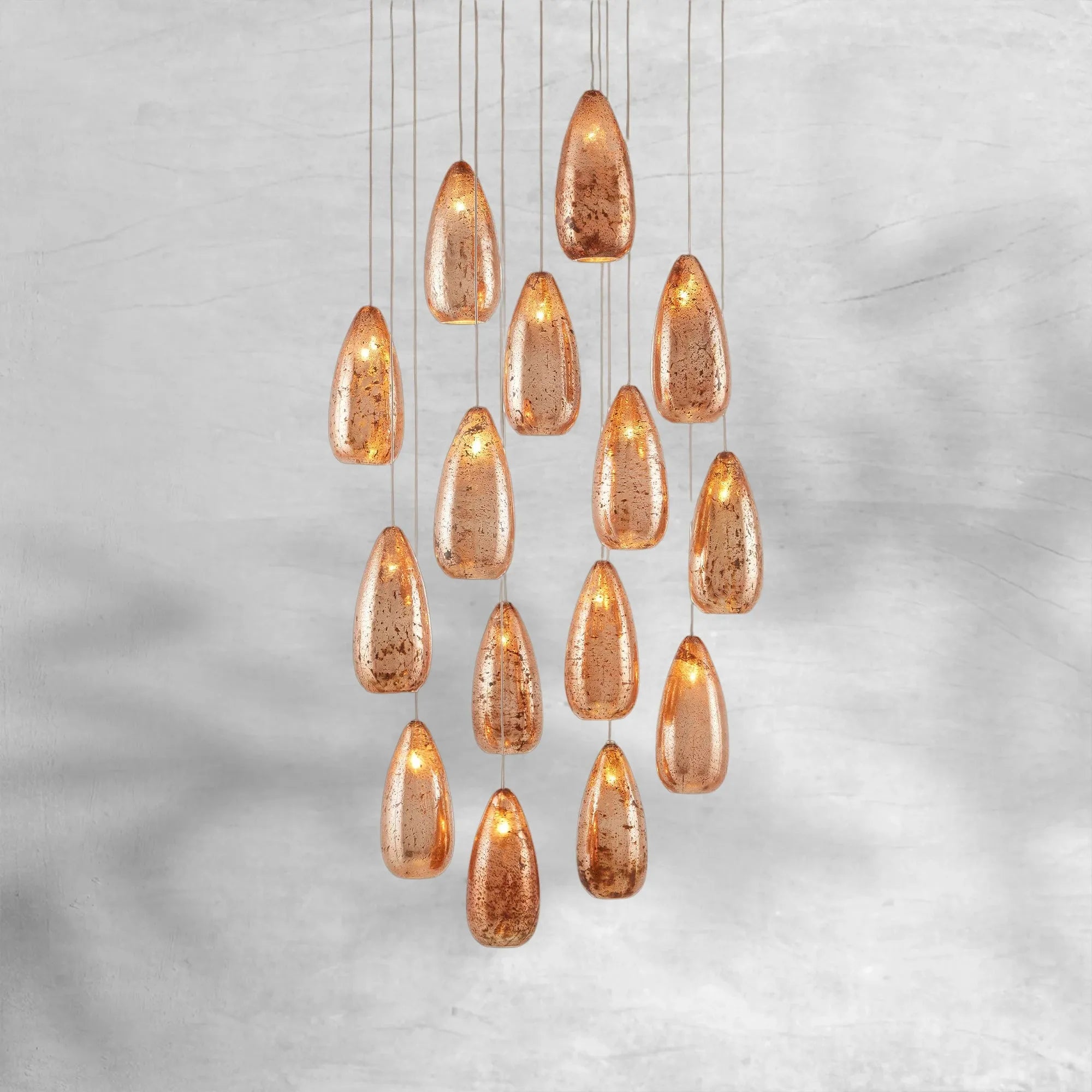 Edda Raindrop Round Chandelier