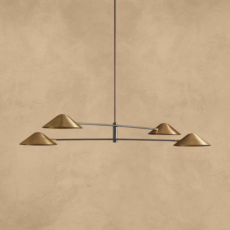 Simms 4-Light Linear Chandelier