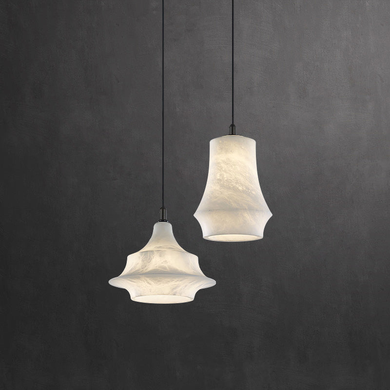 Nordic Alabaster and Brass Minimalist Pendant Light chandeliers for dining room,chandeliers for stairways,chandeliers for foyer,chandeliers for bedrooms,chandeliers for kitchen,chandeliers for living room Luster Gaze   