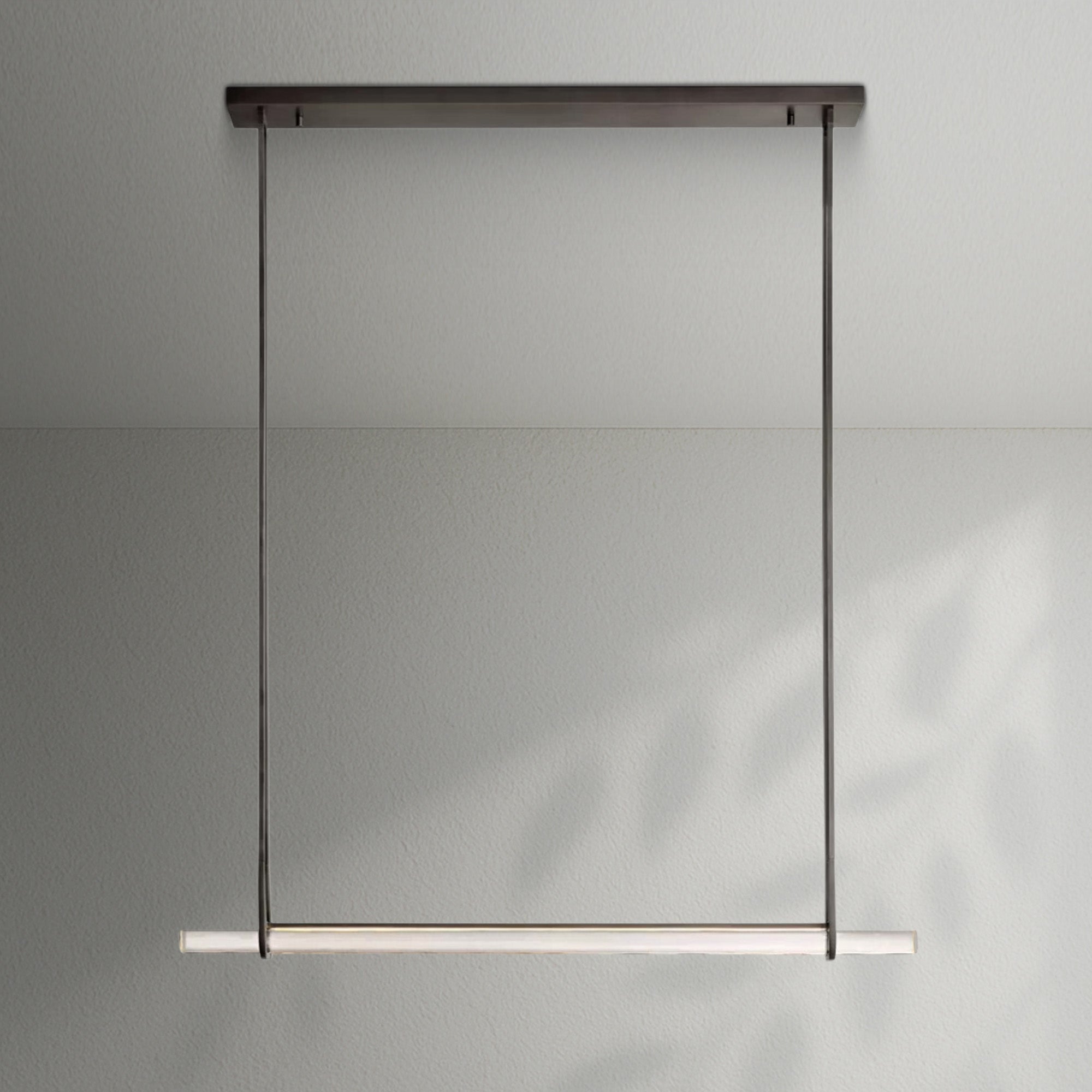 Aedubon Crystal Single Bar Linear Chandelier