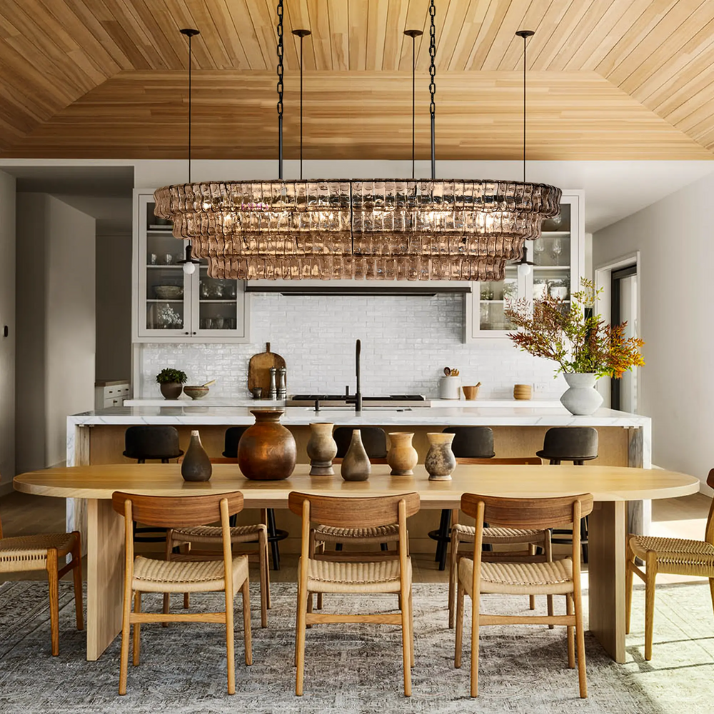 Ghiacco Oval Chandelier