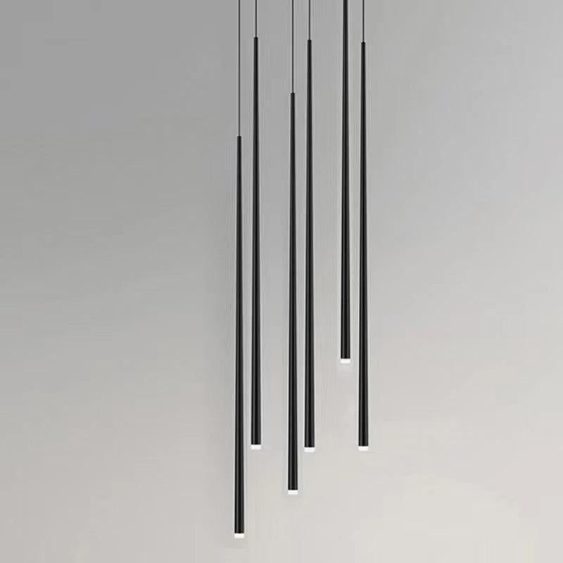 Luster Gaze Zenith Conical Iron Chandelier - Background Shot