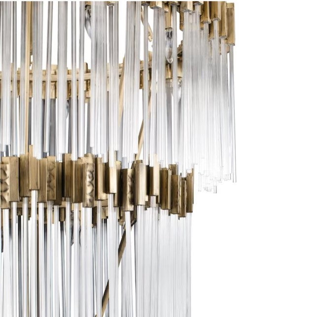 Luster Gaze Grand Radiance Multi-Tiered Round Chandelier - Background Shot