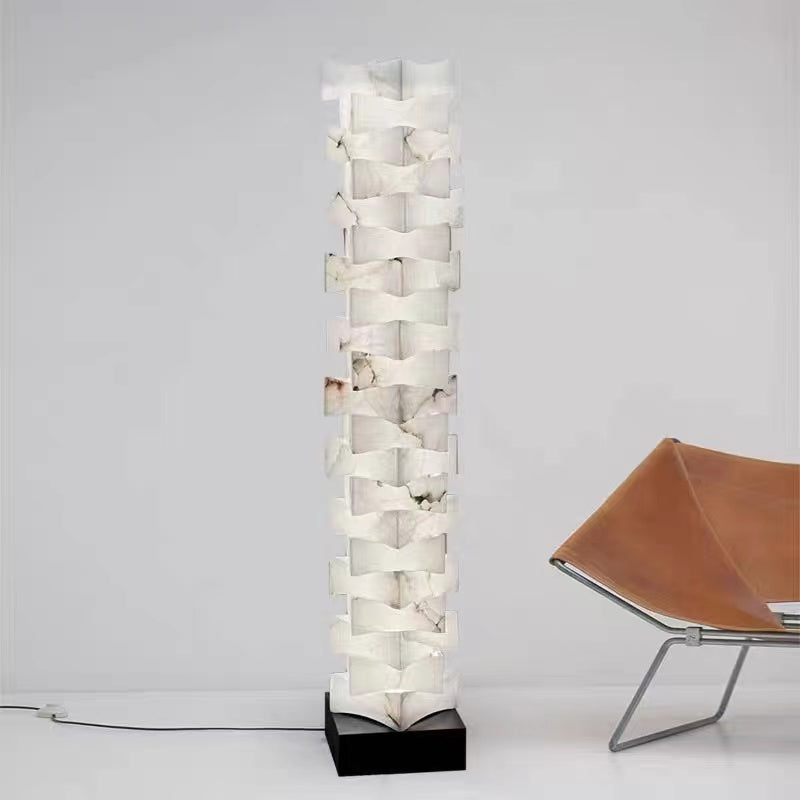 Spain Alabaster Floor Lamp, Bedroom and Living Room Standing Lamp Floor standing lamps Luster Gaze   