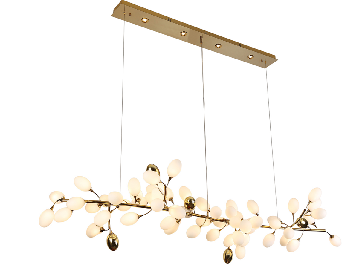 Luster Gaze Verdant Orb Modern Branch Chandelier - Background Shot