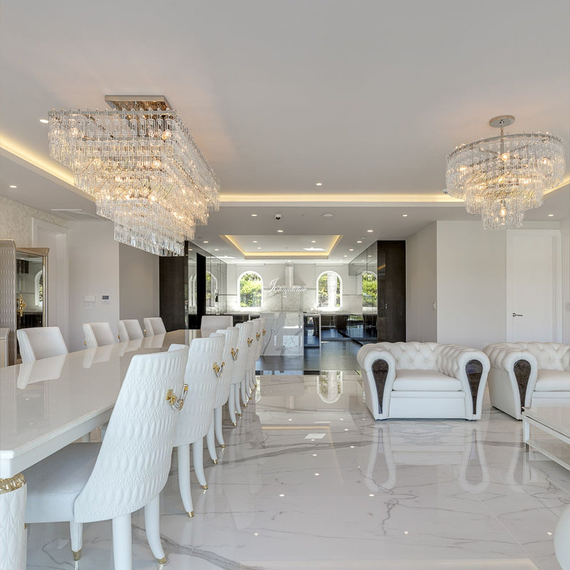 Marigon Multi-Tier Rectangular Chandelier