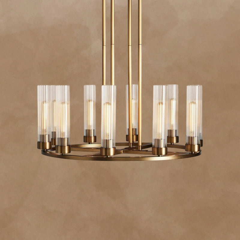 Andreas Round Chandelier 10/12 Light