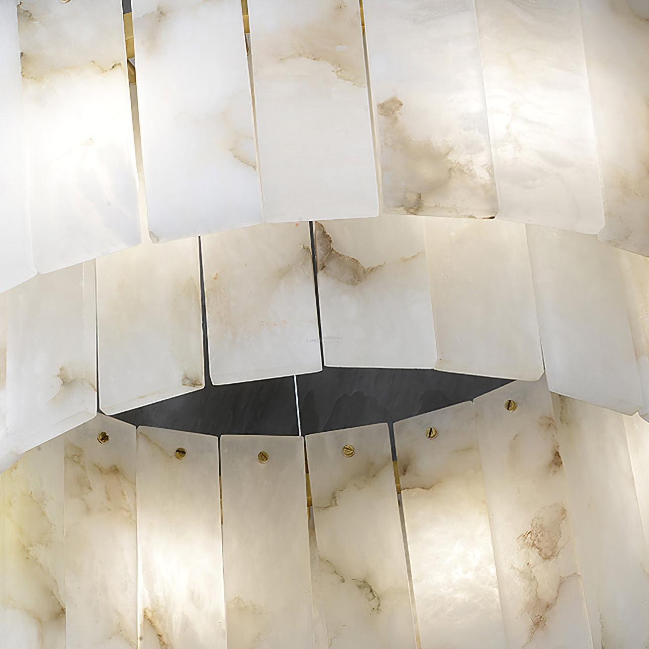 Rock Alabaster Chandelier  23.6"  31.4"