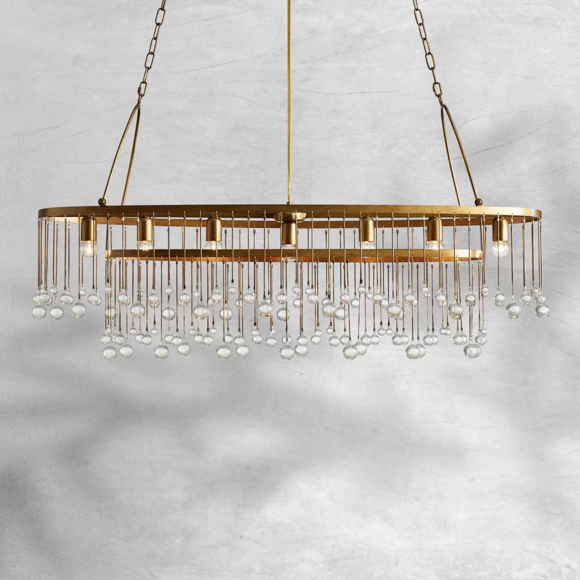 Aubrey 7 Light Oval Chandelier