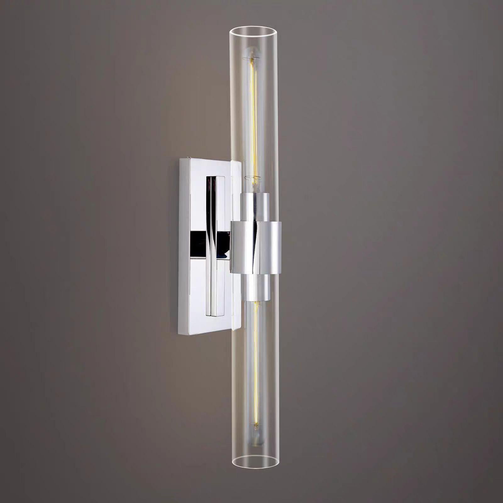 Ravelle Glass Linear Wall Sconce