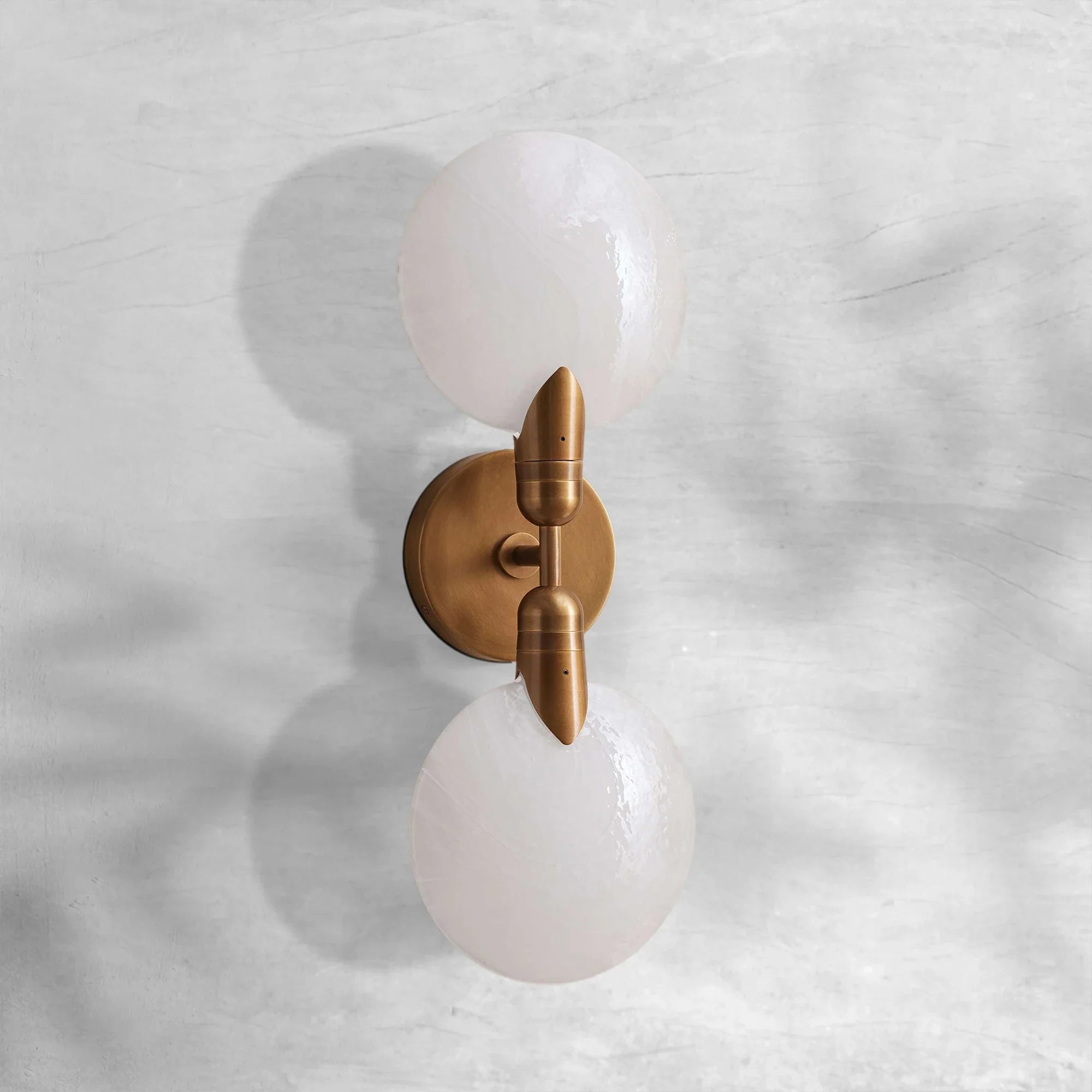 Luster Gaze Petal Bloom Double Sconce - Background Shot