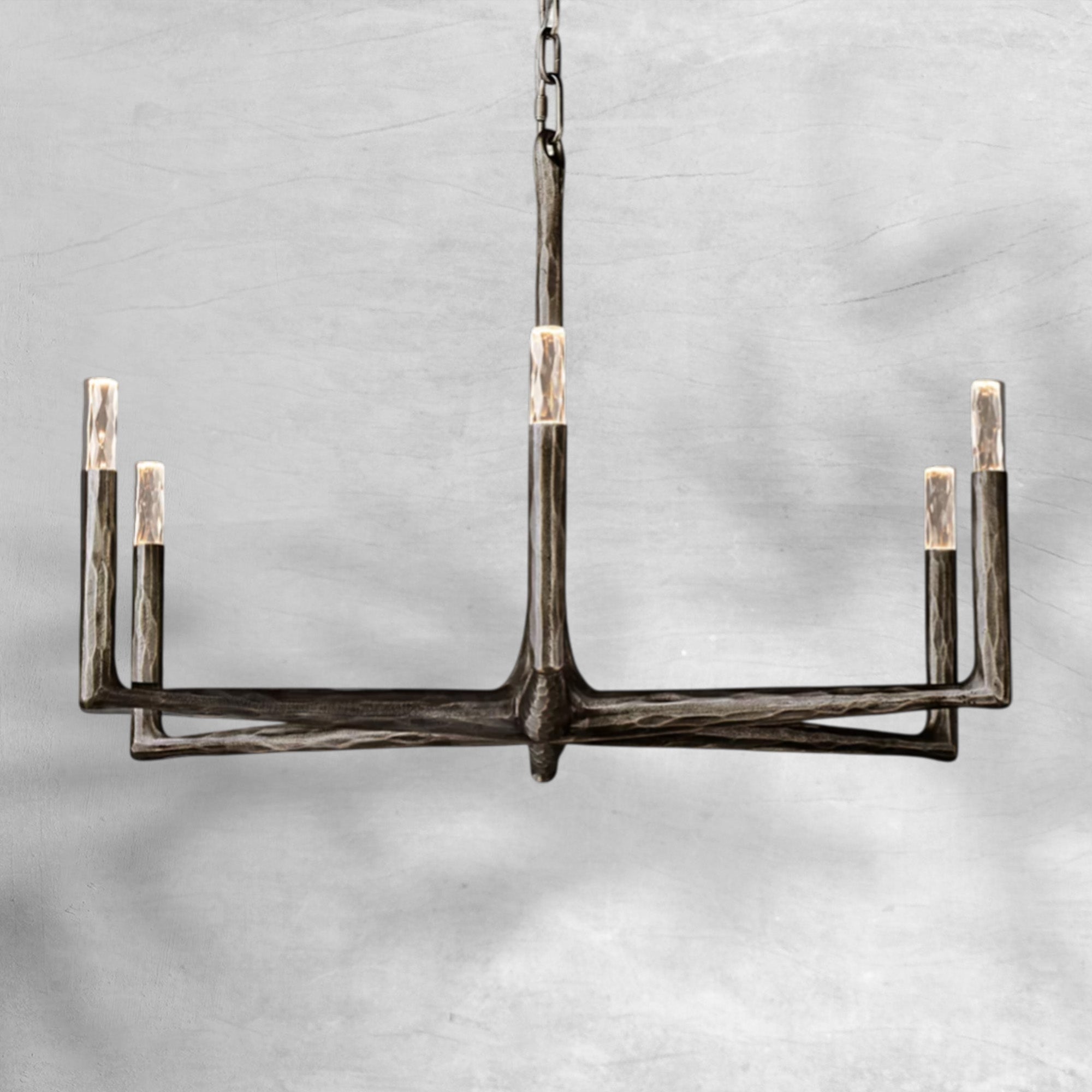 Thalen Forged Round Chandelier
