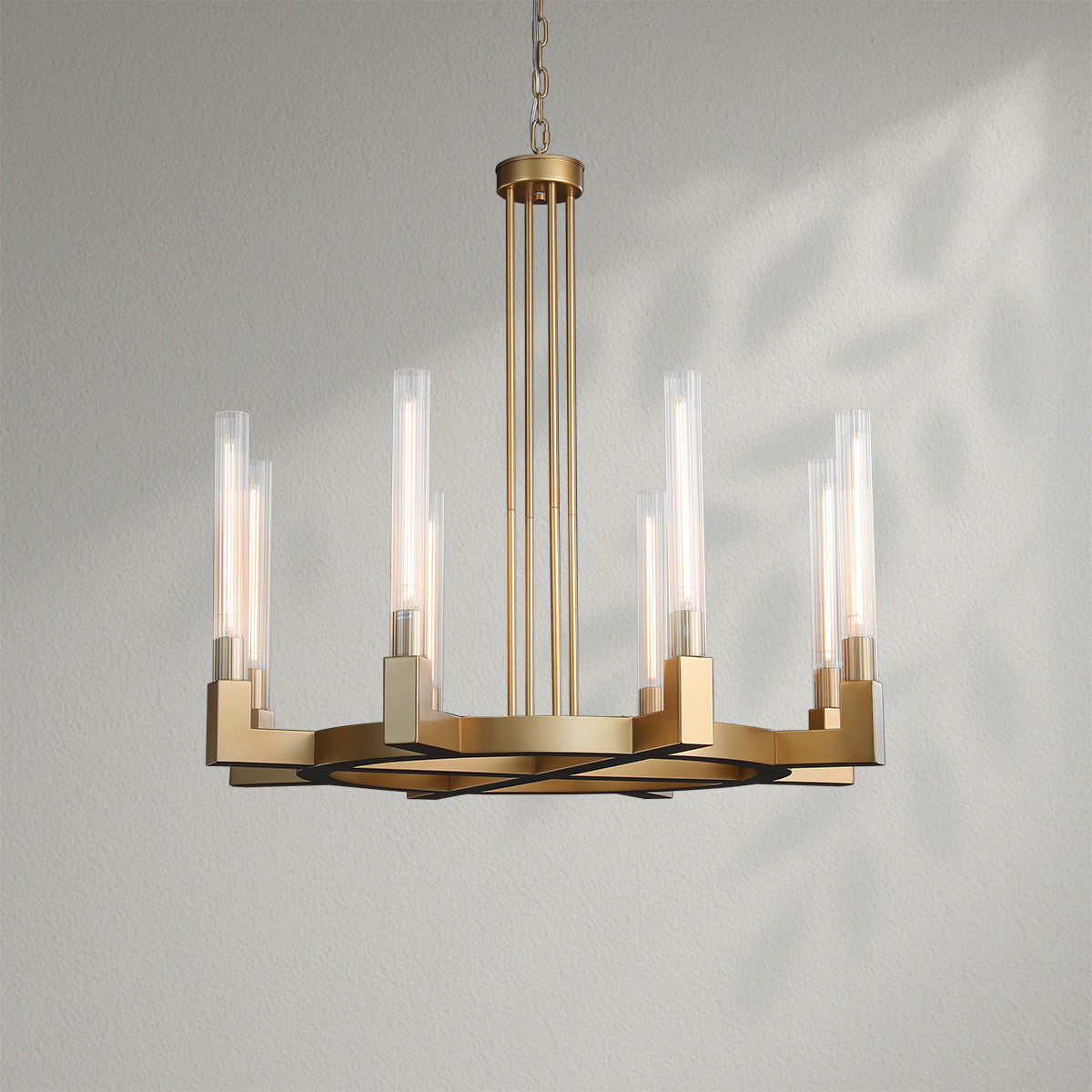 Cannelo Glass Round Chandelier