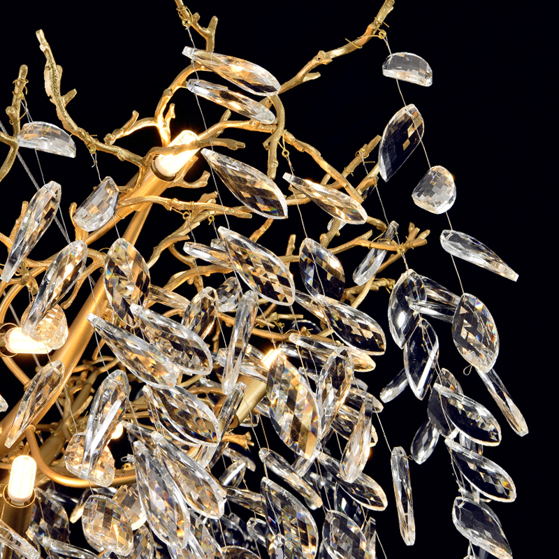 Luster Gaze Luminous Bloom Branch Chandelier - Background Shot