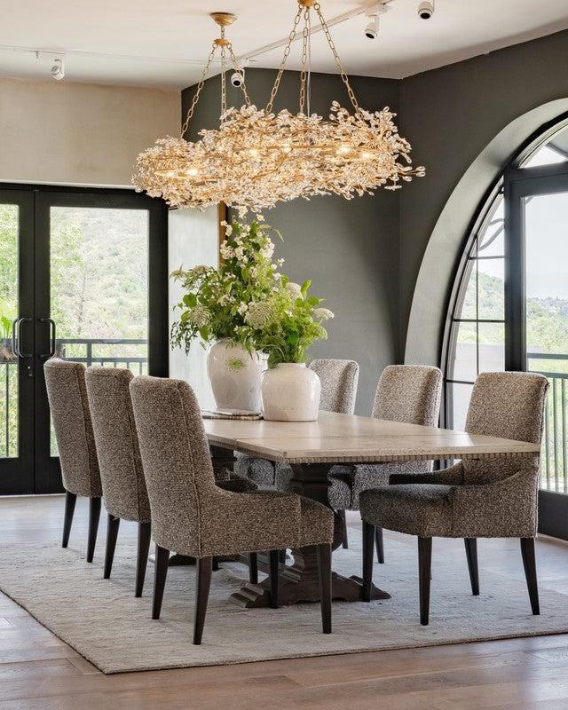 Fiore Crown Chandelier 39" 48" 60"