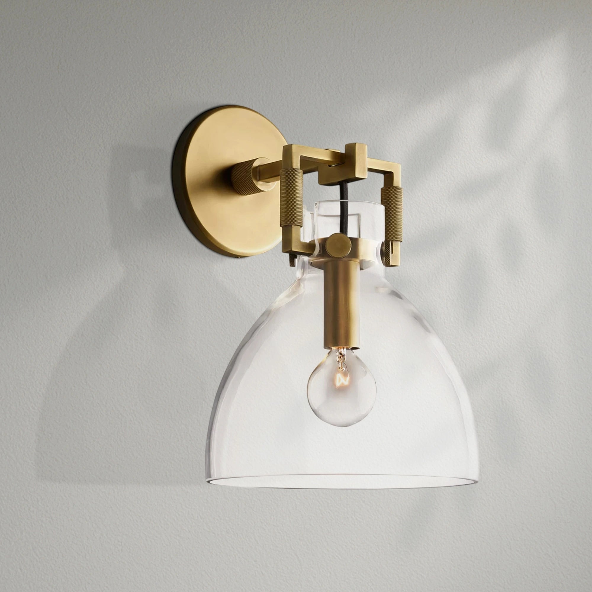 Machinis Glass Cloche Sconce
