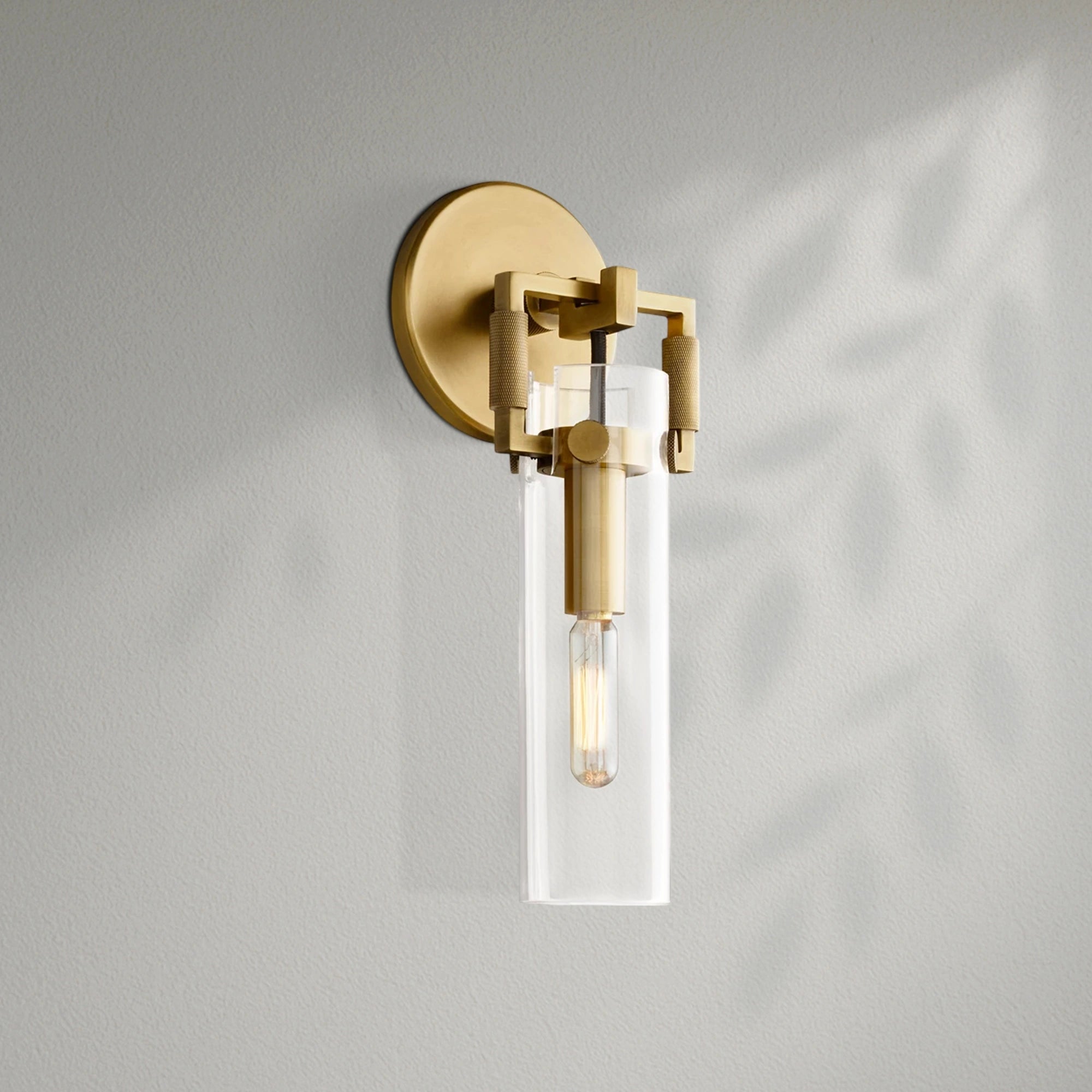 Machinis Glass Cylinder Wall Sconce