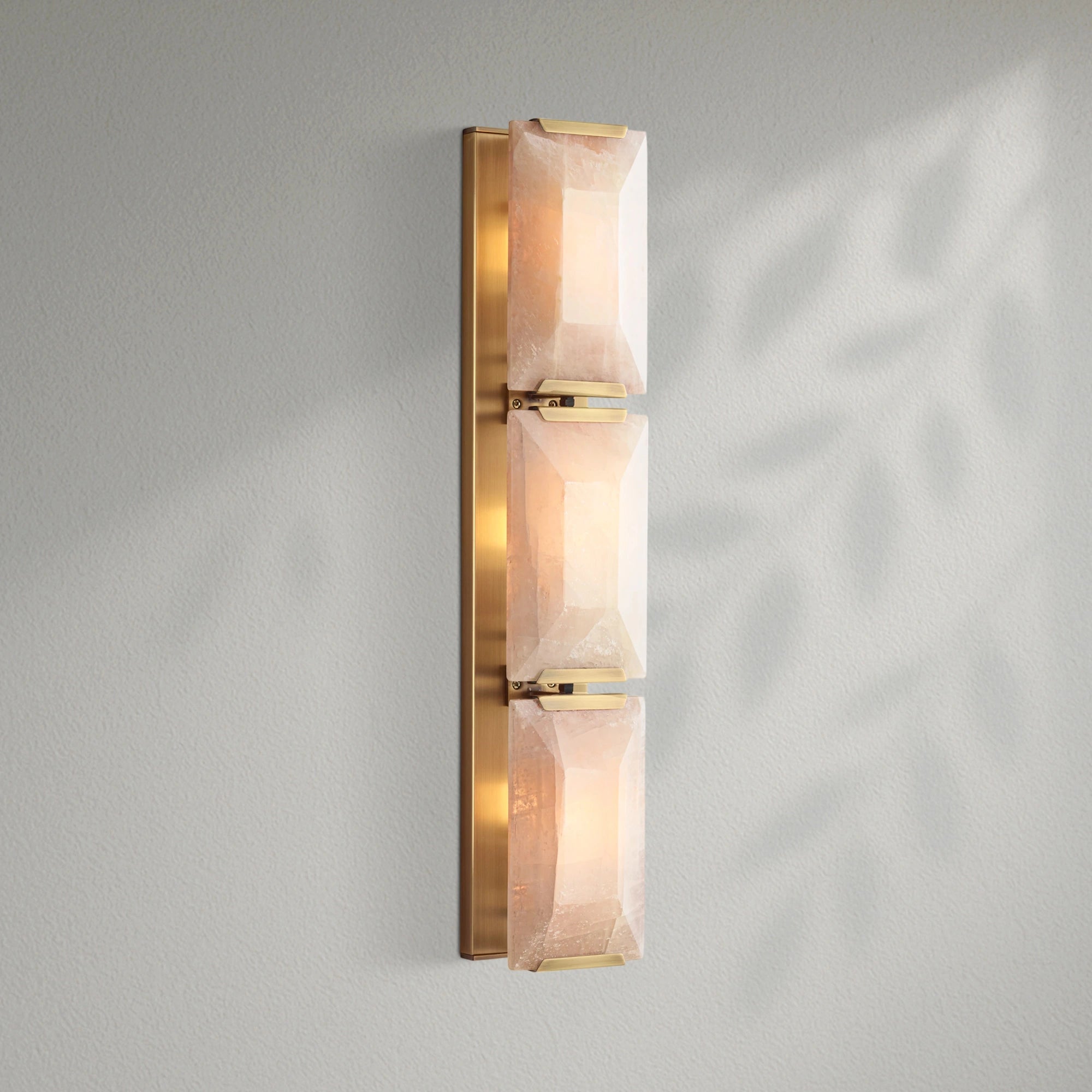 Harlows Calcite Triple Wall Sconce
