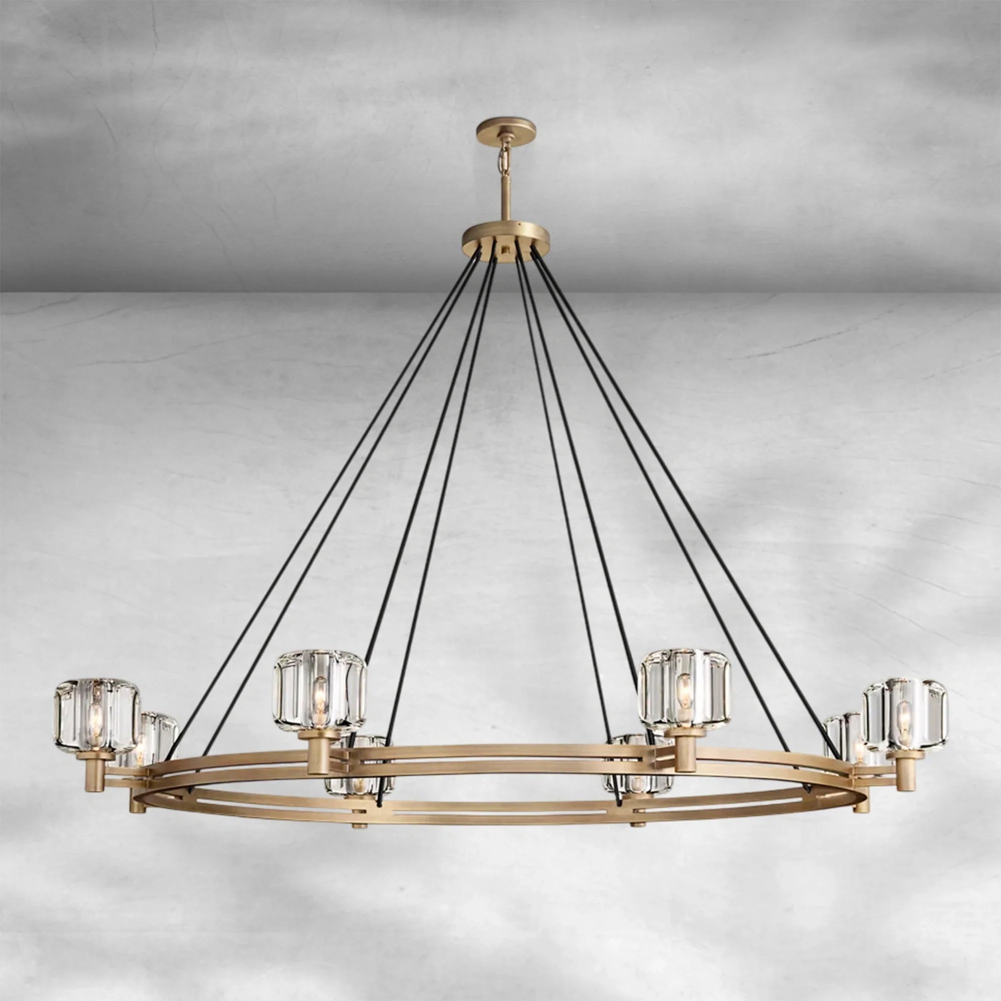Delume Round Chandelier 36"48"60"
