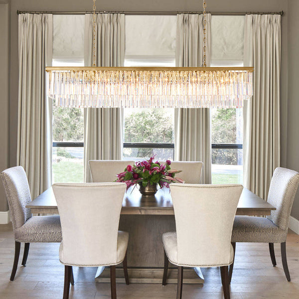 1920s Odeom Rectangular Chandelier
