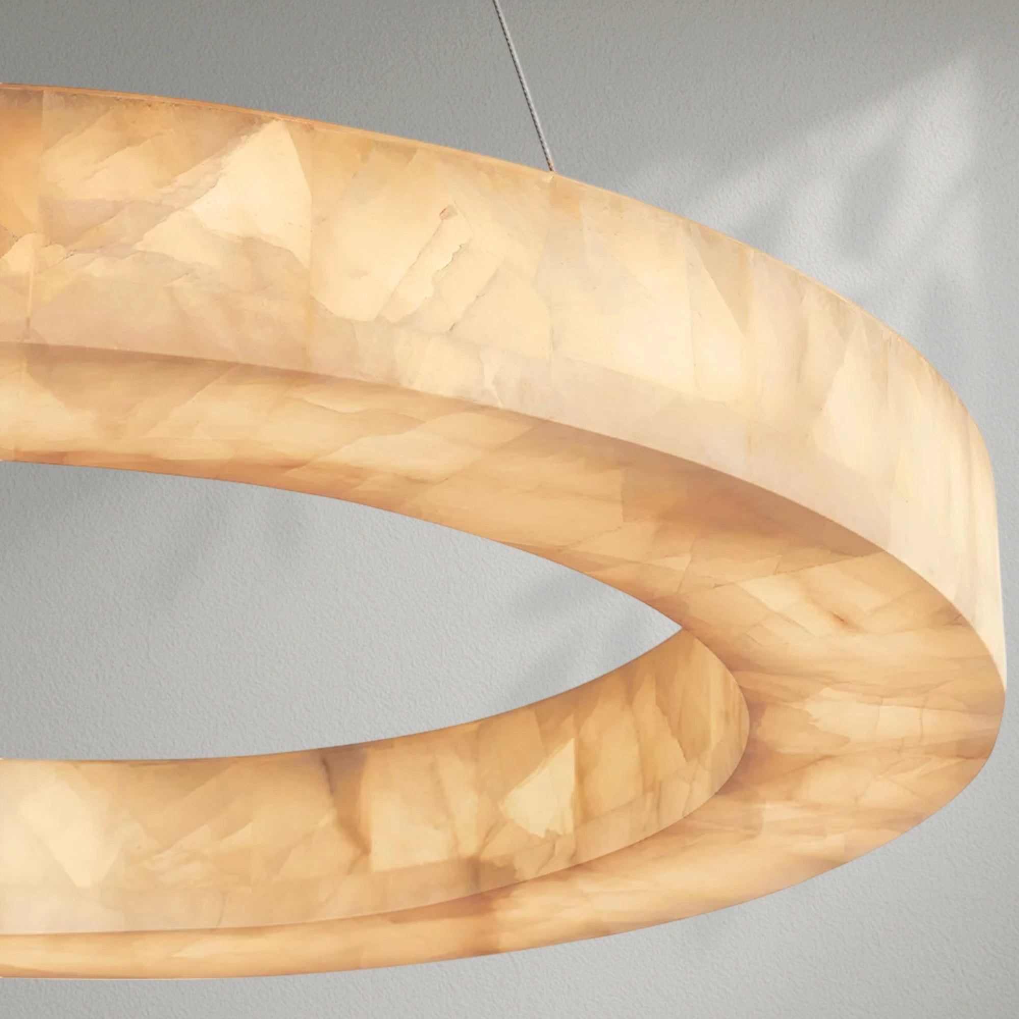 Rivaga Calcite Round Chandelier