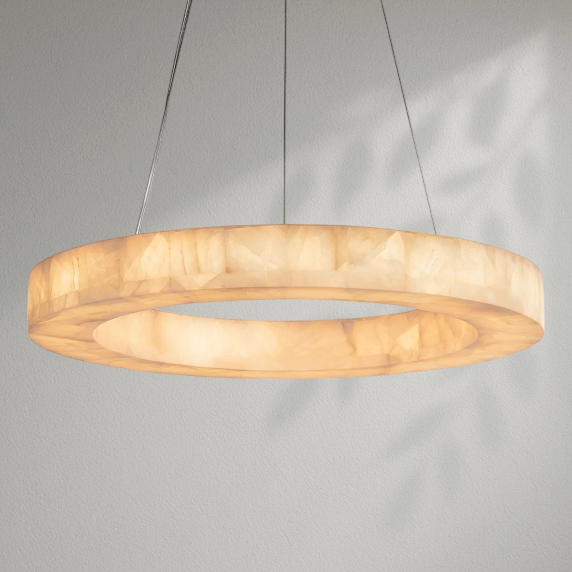 Rivaga Calcite Round Chandelier