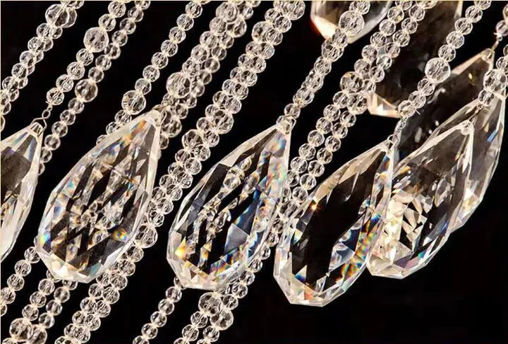Luster Gaze Grand Cascade Spiral Crystal Chandelier - Background Shot