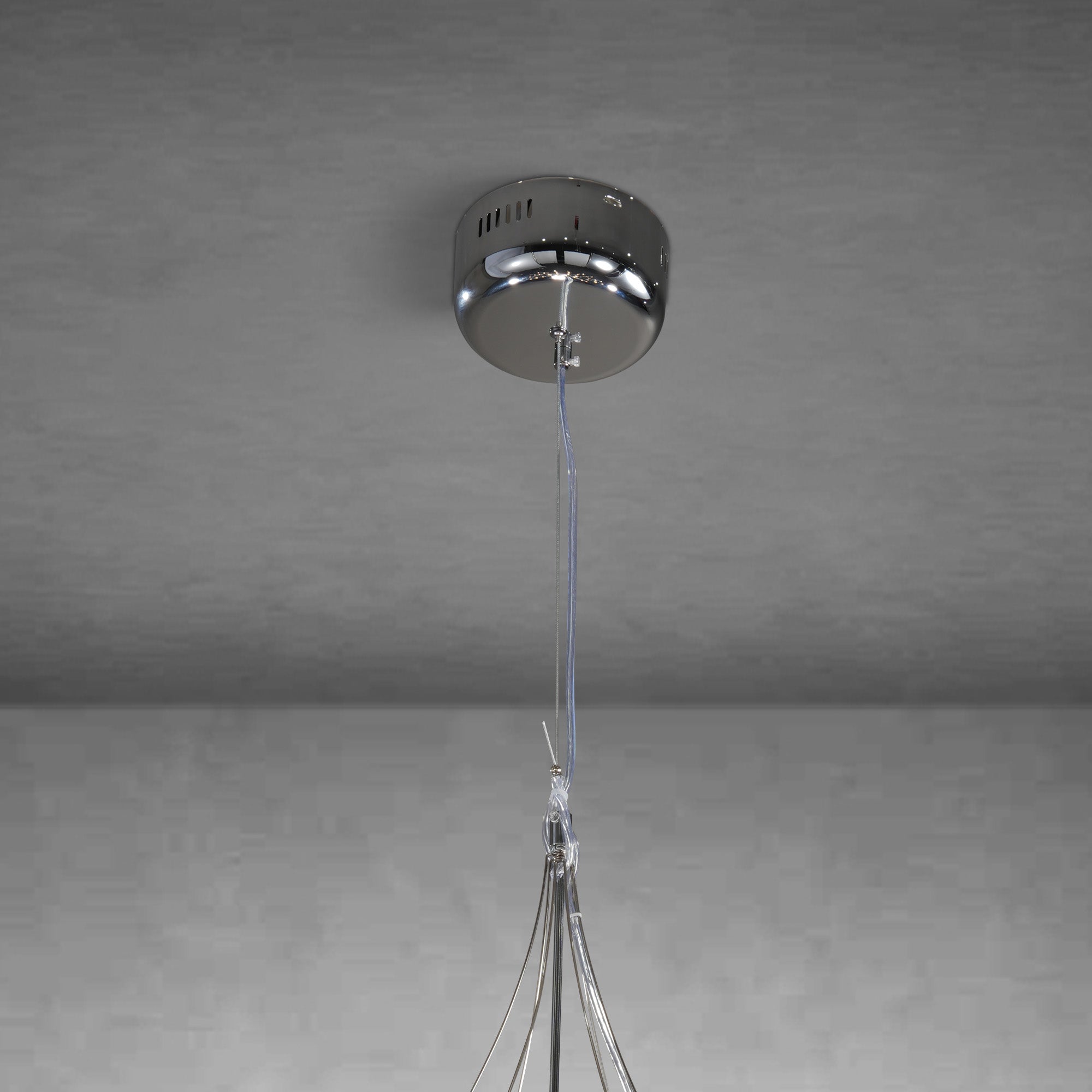 Crystal Chandelier  Sliver  Ceiling Light Fixture