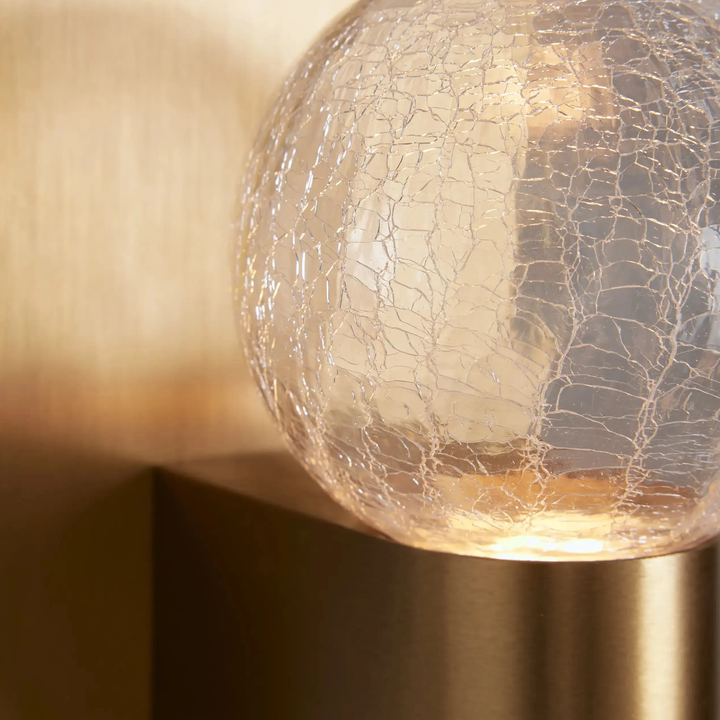 Luster Gaze AuraSphere Modern Wall Sconce - Background Shot