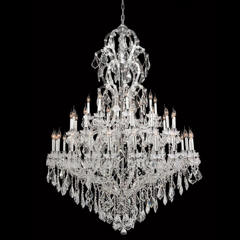 48 lights chrome maria chandelier