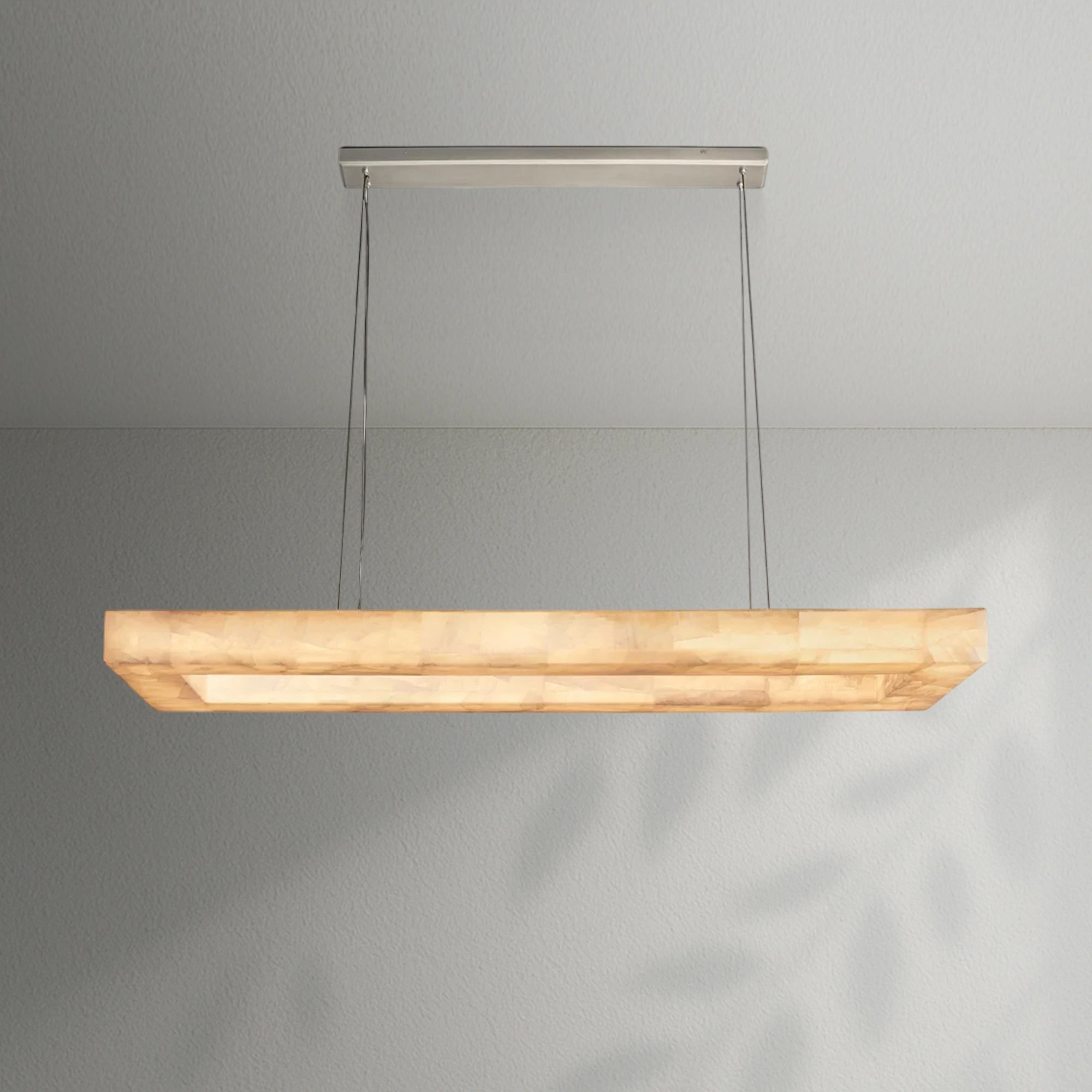 Rivaga Rectangular Calcite Chandelier