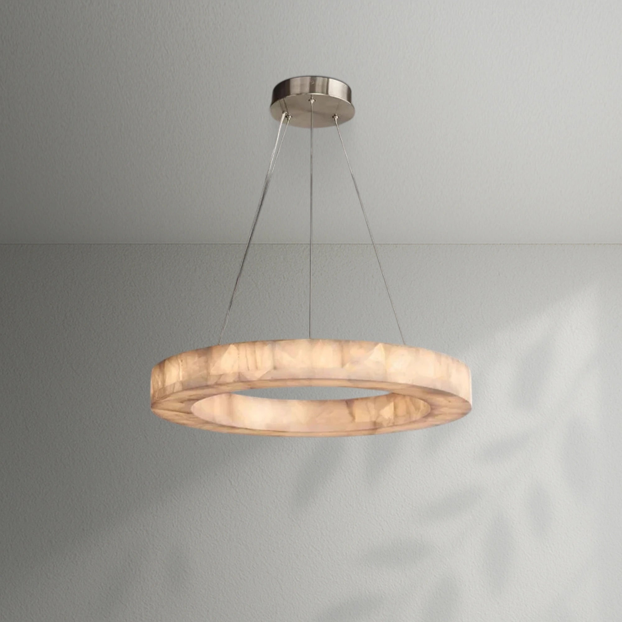 Rivaga Calcite Round Chandelier