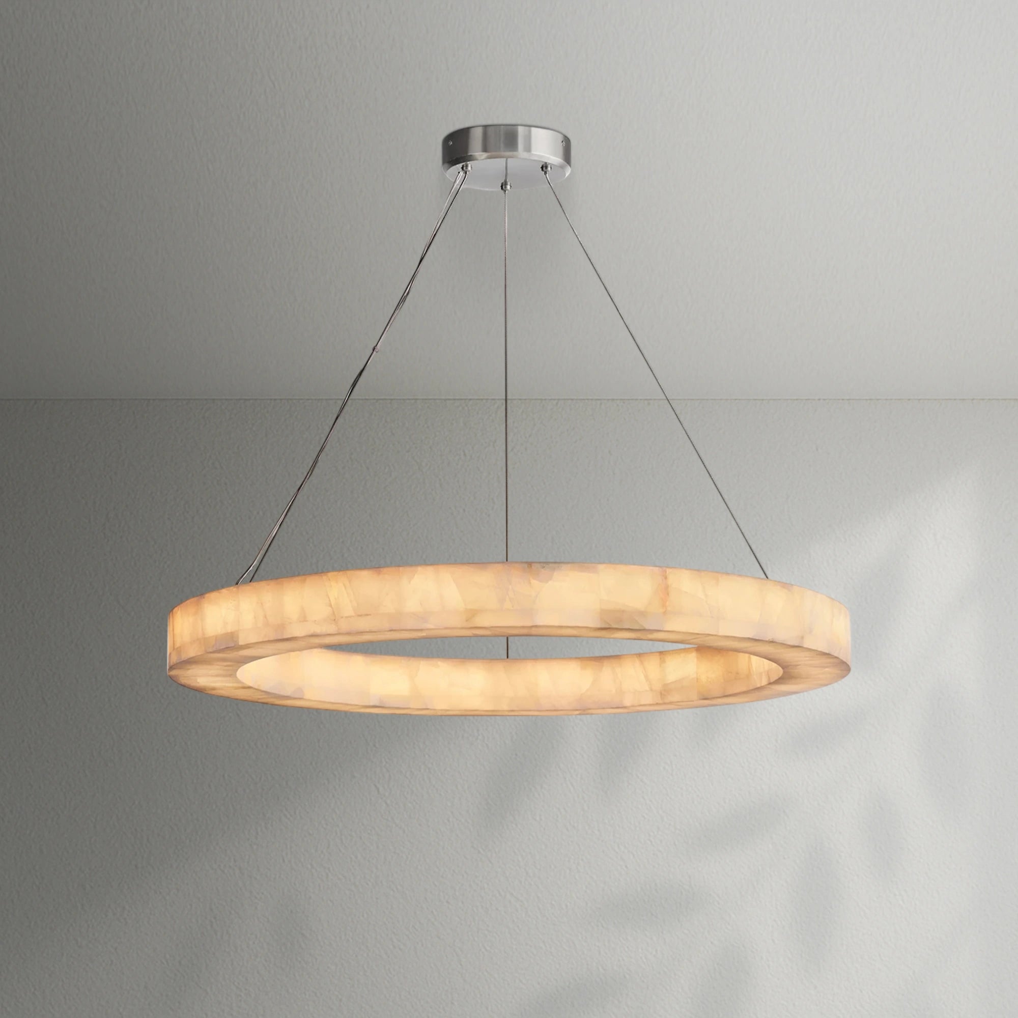 Rivaga Calcite Round Chandelier