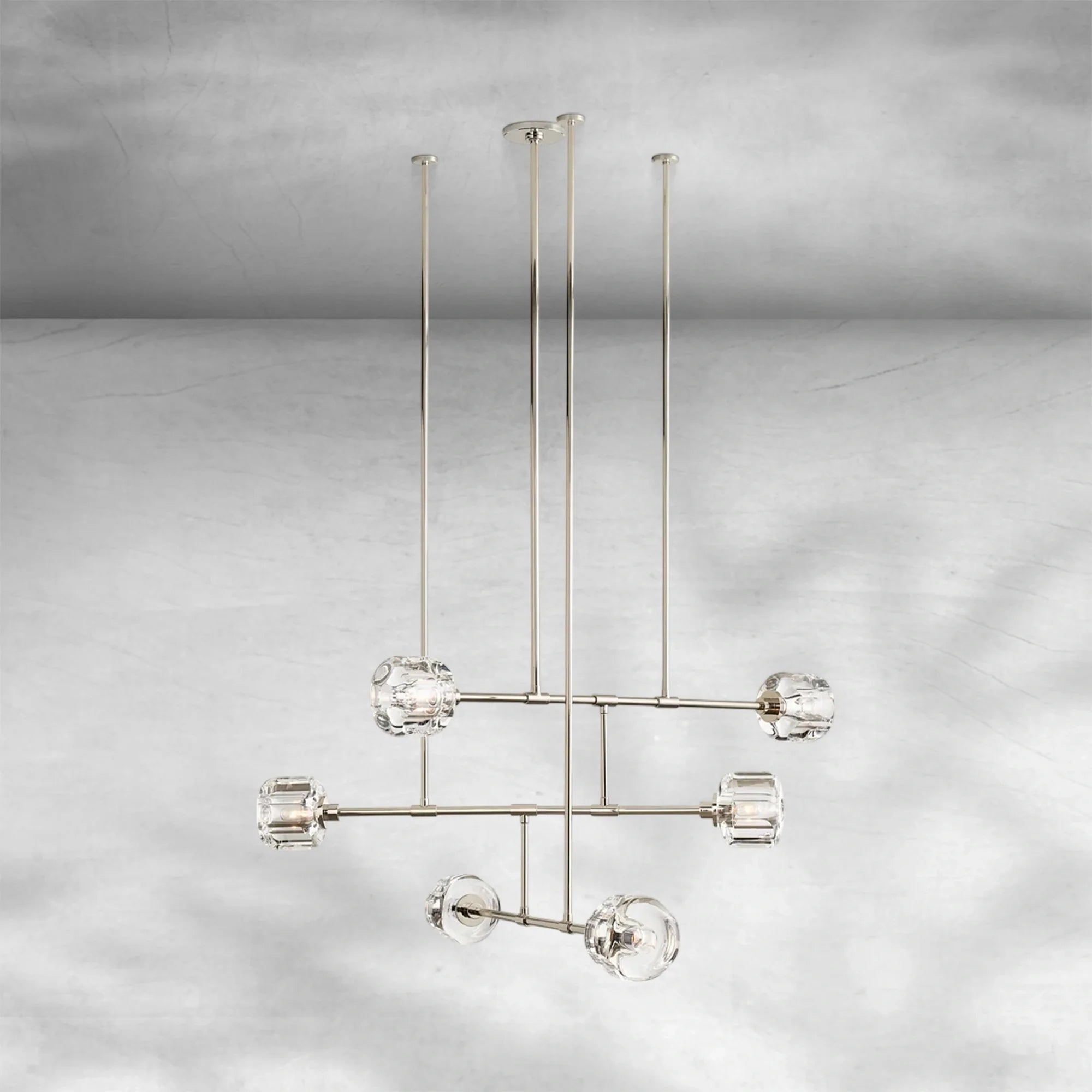 Delume Mobile Round Chandelier 48" 62"
